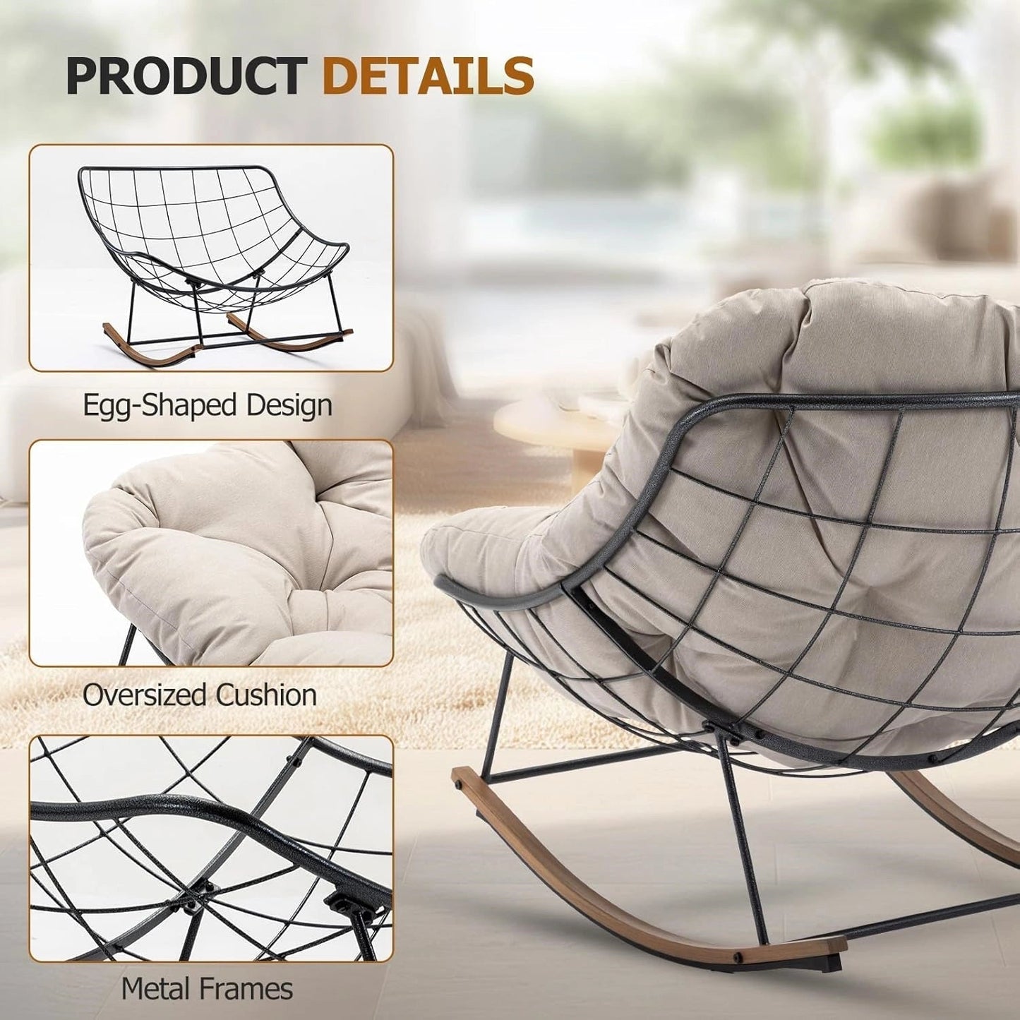 Embrace Relaxation – Comfort-Designed Rocking Lounge Chair