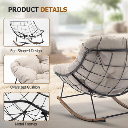 Embrace Relaxation – Comfort-Designed Rocking Lounge Chair
